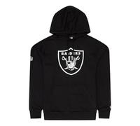 New Era Men's Team Logo Hoody Oakland Raiders Long Sleeve Hoodie, Black, Large