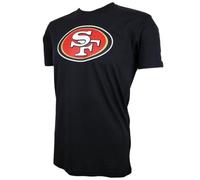 New Era Men's Team Logo San Francisco 49ERS Short Sleeve T-Shirt, Black, X-Small