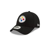 New Era Men's The League 9forty Pittsburgh Steelers Offical Team Colour Unisex Cap, Black, One Size UK