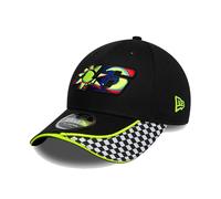 New Era Men's Valentino Rossi VR46 Checker Sun & Moon Infill Design 9FORTY Cap