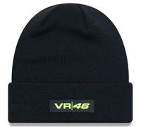 New Era Mens VR46 Essentials Warm Winter Beanie Hat - Black