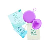 New Era Menstrual Disc with Overflow Rim Shield. Reusable, Sustainable & Ultra Comfortable. Alternative to Tampons, Menstrual Cups & Pads, Leak Proof & Mess-Free Period Sex by Mascoto® (Small Violet)