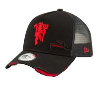 New Era Mesh Trucker Cap - DISTRESSED Manchester United Black