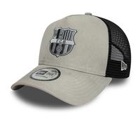 New Era Mesh Trucker Cap - FAUX SUEDE FC Barcelona grey