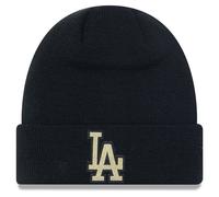New Era Metallic Badge Los Angeles Dodgers Beanie Black