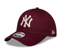 New Era 9Forty Womens Cap - METALLIC New York Yankees ruby
