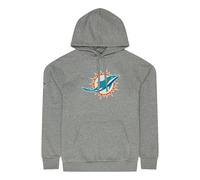 New Era Miami Dolphins Hoody Team Logo Po Hoody Heather Grey - L
