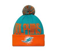 New Era Miami Dolphins NFL Madrid Games Cuff Knit Beanie Turquoise