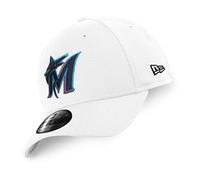New Era Miami Marlins MLB Diamond Era White Team 39Thirty Stretch Cap