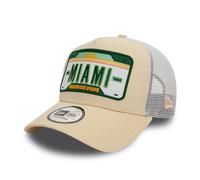 New Era for man. 60565418 Trucker Cap beige (OSFA), Casual, Cotton