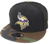New Era Minnesota Vikings Snapback Cap Black Camo 9Fifty 950 OSFA Basecap