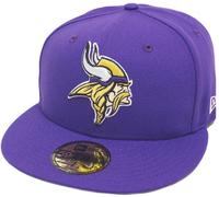 New Era Minnesota Vikings Solid Purple On Field Cap 5950 Fitted Limited Edition