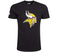 New Era Minnesota Vikings Tshirt NFL Team Logo Black - M