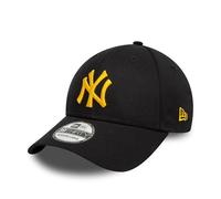 New Era MLB 39Thirty Cap New York Yankees Black Yellow Team Logo Baseball hat Stretch Cap