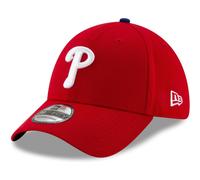 New Era MLB 39Thirty Team Classic Stretch Flex Fit Team Color Primary Logo Primary Logo Baseball Cap Hat - Philadelphia Phillies Red - Small-Medium
