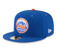 New Era MLB 59FIFTY Cooperstown Authentic Collection Fitted On Field Game Cap Hat as1 Numeric Numeric7 New York Mets Blue Cooperstown Blue 7