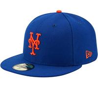 New Era MLB 59FIFTY Team Color Authentic Collection Fitted On Field Game Cap Hat (as1, Numeric, Numeric_8, New York Mets), New York Mets, 8