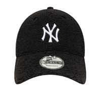 New Era Cap Men's MLB New York Yankees Teddy Fleece Black Borg 9FORTY Hat