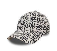 New Era MLB 9FORTY Strapback Cap Monogram New York Yankees, beige, One Size