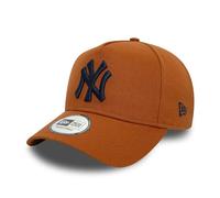 New Era MLB Baseball Cap New York Yankees Adjustable Snapback NY Team Logo Trucker hat Brown