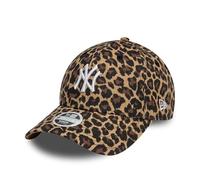New Era MLB Cap New York Yankees Leopard Animal Print 9Forty hat Woman Girl Summer Brown