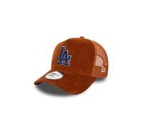 New Era MLB Corduroy Dodgers Trucker CapEra Women/Men - Curved Brim Cap Baseball mesh Snapback, with Peak, Peak Autumn Summer Spring Winter All-Season - One Size Light Brown