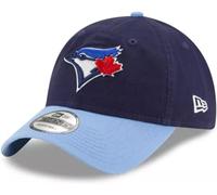 New Era MLB Core Classic 9TWENTY 2-Tone Adjustable Hat Cap One Size Fits All, Toronto Blue Jays, One size