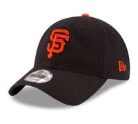 New Era MLB Core Classic 9TWENTY Home Team Color Adjustable Hat Cap One Size Fits All US Alpha One Size San Francisco Giants Black