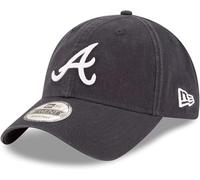New Era MLB Core Classic 9Twenty Team Color Alternate Adjustable Strapback Baseball Hat Cap One Size Fits All, Atlanta Braves - Navy, One size