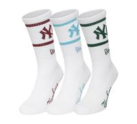 New Era Mlb Crew New York Yankees 3pk Socks Black