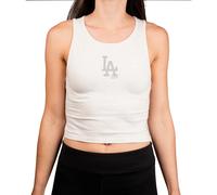 New Era Mlb Crop La Dodgers Sleeveless T-shirt