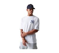 New Era Mlb Food Graphic Oversized Ney York Yankees T-shirt White