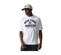 New Era Mlb Heritage Oversized New York Yankees T-shirt White