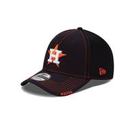 New Era MLB Houston Astros NEO 39Thirty Stretch Fit Cap, Black, Small