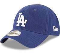 New Era MLB Khaki Core Classic 9TWENTY Adjustable Hat Cap One Size Fits All, Los Angeles Dodgers Blue, One Size