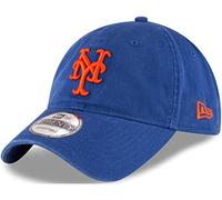 New Era MLB Khaki Core Classic 9TWENTY Adjustable Hat Cap One Size Fits All, New York Mets, One size