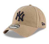 New Era MLB Khaki Core Classic 9TWENTY Adjustable Hat Cap One Size Fits All, New York Yankees Khaki, One Size