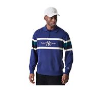 New Era Mlb Knit Rugby New York Yankees Shirt Blue
