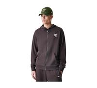 New Era Mlb Le Bb New York Yankees Hooded Jacket Brown