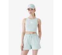 New Era MLB Le Crop LA Dodgers sleeveless greenish-white women's t-shirt. - M