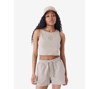 New Era MLB Le Crop NY Yankees sleeveless beige women's t-shirt. - L