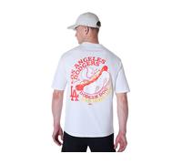 New Era Mlb Los Angeles Dodgers Food Graphic Oversized T-shirt White