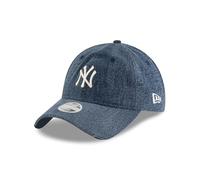 New Era MLB New York Yankees Cap hat Denim Woman Girl Blue Adjustable Unstructured Crown