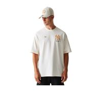 New Era Mlb New York Yankees Graphic Oversized T-shirt White