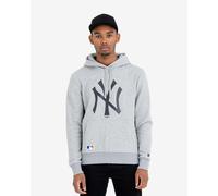 New Era MLB Regular Mid Logo New York Yankees Hoodie Light Grey Black - M