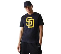 New Era MLB San Diego Padres T-Shirt Men & Women Navy Size M | Official licensed product with logo print for fans, optimal fit, wonderfully soft cotton