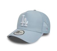 New Era MLB Trucker Cap Los Angeles Dodgers Adjustable Closure Curved Visor LA Logo Baseball Cap Blue