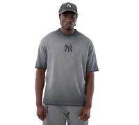 New Era Mlb Washed Logo New York Yankees Short Sleeve T-shirt Grey XL Men
