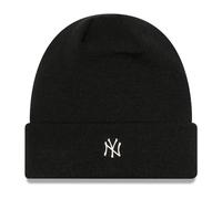New Era MLB Winter Hat Beanie - METALLIC New York Yankees Black