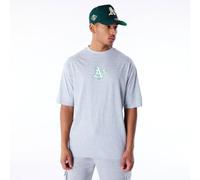 New Era MLB World Series Oversized T-Shirt Oakland Athletics Heather Grey Whitete